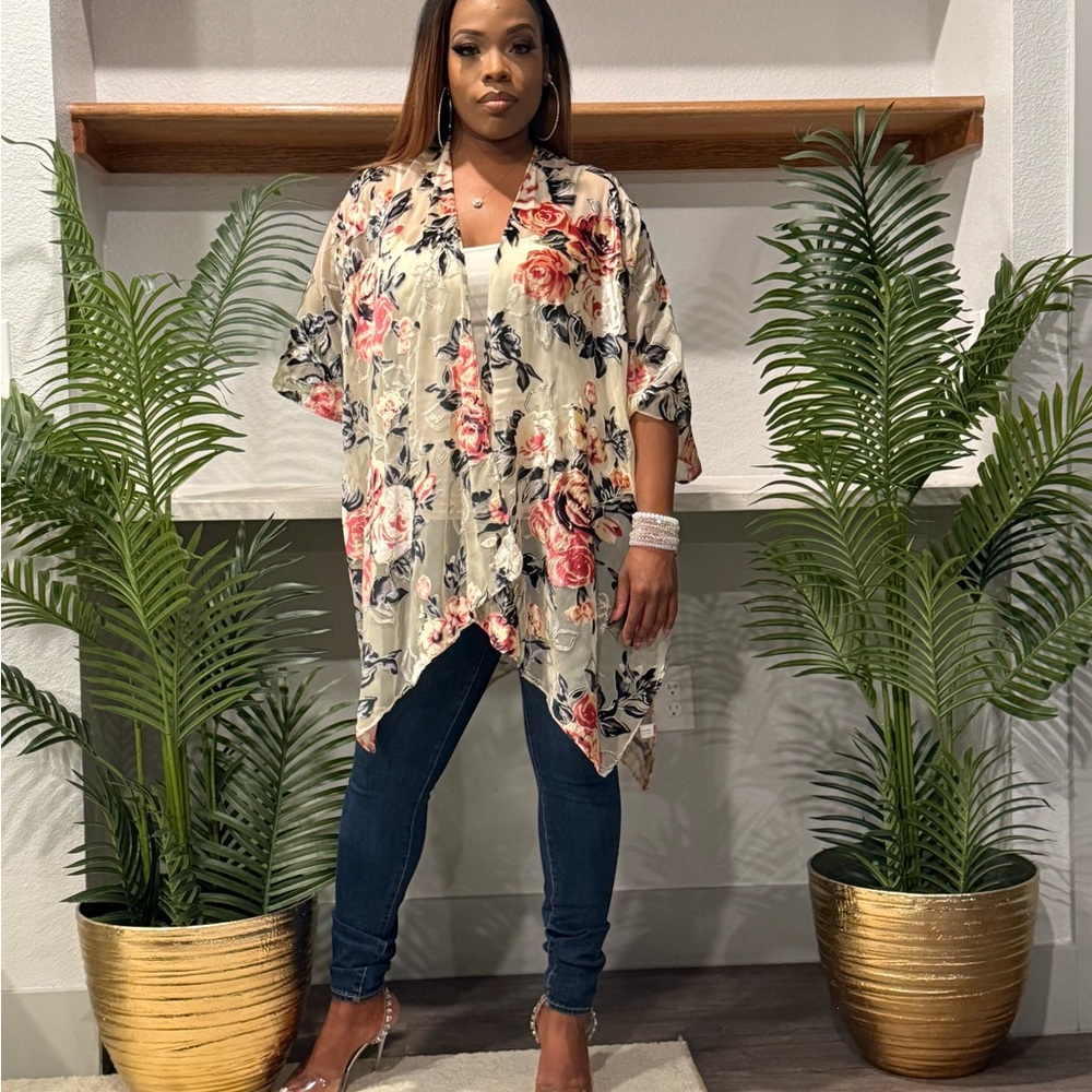 Floral Kimono Top